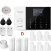 Hjemmealarmsystemer^Alarm System, Trådløs Forbindelse, Smart Home Kompatibilitet,D-2G-EU
