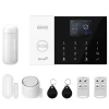 Clearance Alarm System, Trådløs Forbindelse, Smart Home Kompatibilitet,EU Stik, 2G GSM WiFi Kit A Hjemmealarmsystemer