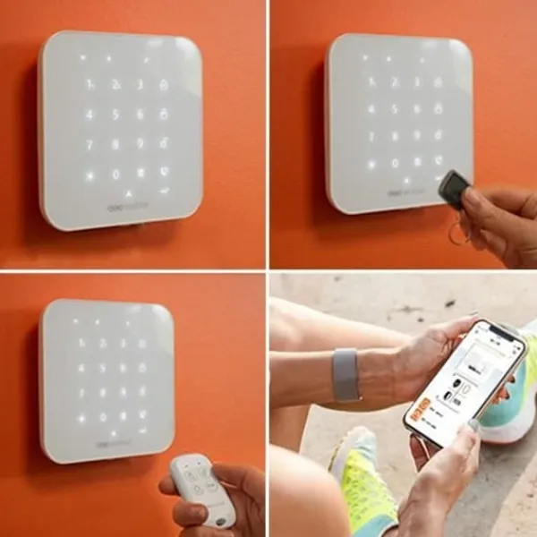 Best Alarmsystem SCS SENTINEL KitAlarm Wi-Fi 4G 8 Dele Hjemmealarmsystemer