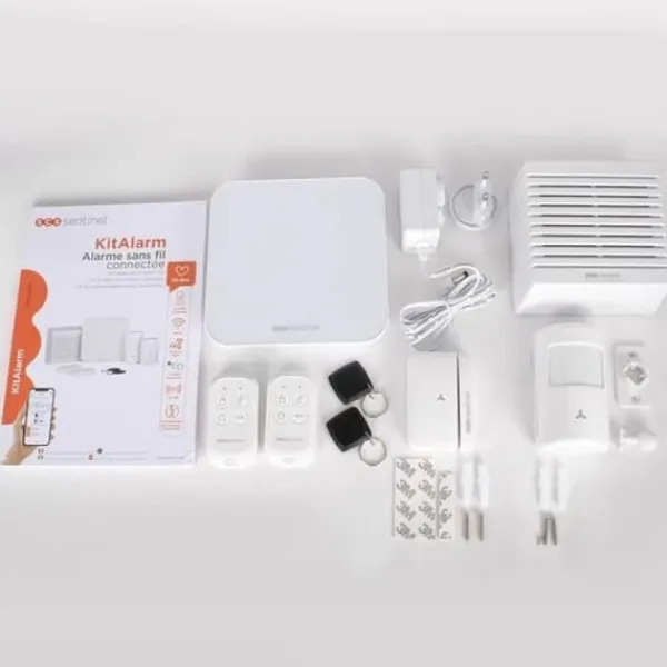 Best Alarmsystem SCS SENTINEL KitAlarm Wi-Fi 4G 8 Dele Hjemmealarmsystemer