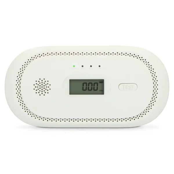 Røg- & Kulmonoxiddetektorer^Alecto Kuliltealarm med 10 års driftstid for sensor og display