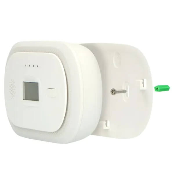 Røg- & Kulmonoxiddetektorer^Alecto Kuliltealarm med 10 års driftstid for sensor og display