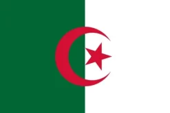 Flag & Vindposer^Algeriet flag