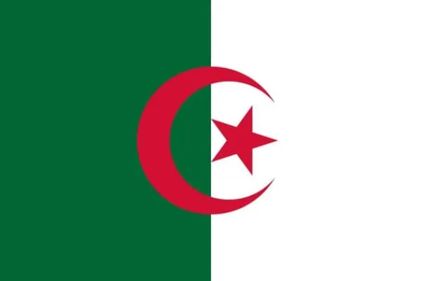 Flag & Vindposer^Algeriet flag