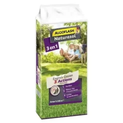 Discount ALGOFLASH NATURASOL Gräsmatta AG3BIO250 3 Actions Naturanid - 10 kg Gødningsmidler