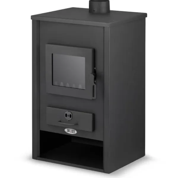 Viking Choice Brændeovne^Alsidig brændeovn med vandmantel - 15 kW, egnet til åbne og lukkede systemer