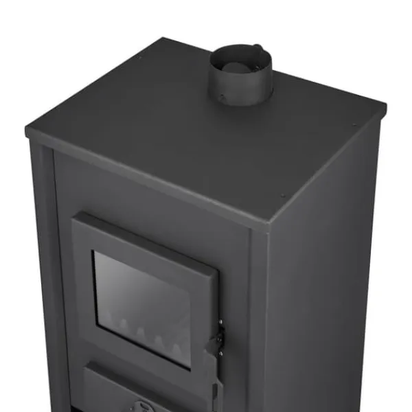 Viking Choice Brændeovne^Alsidig brændeovn med vandmantel - 15 kW, egnet til åbne og lukkede systemer