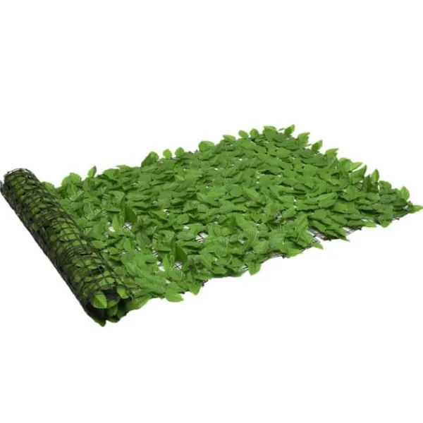 New Altanafskærmning 400x100 cm grønne blade - Altanafskærmning - Altanafskærmninger - Home & Living Buer, Spalier, Lysthuse Uden Tag