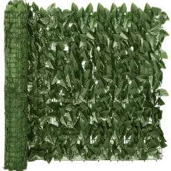 Discount Altanafskærmning 500x75 cm mørkegrønne blade - Altanafskærmning - Altanafskærmninger - Home & Living Buer, Spalier, Lysthuse Uden Tag