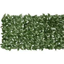 Discount Altanafskærmning 500x75 cm mørkegrønne blade - Altanafskærmning - Altanafskærmninger - Home & Living Buer, Spalier, Lysthuse Uden Tag