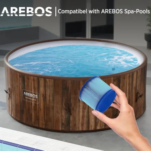 Pool- & Spatilbehør^Antimikrobielt filter til spa 6 stk.