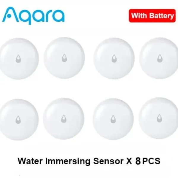Lækagedetektorer^Aqara Vanddykning Sensor, Zigbee Forbindelse, IP67 Vandtæt Vurdering,8 stk. vandføler