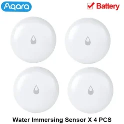 Lækagedetektorer^Aqara Vandlækagesensor, IP67 Vandtæt Design, Langvarig Batterilevetid,4 stk. vandføler