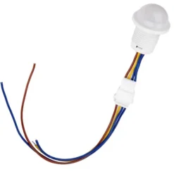 Bevægelsesdetektorer^Automatisk LED-bevægelsessensor - HW06A, Infrarød kontrol, 1-40W, 35*25mm