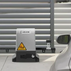 Skure, Garager & Carports^Automatisk portåbner 274x200x330 mm, 400W, Skydedør, Infrarød sensor