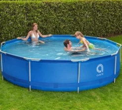 Viking Choice Pool- & Spatilbehør^Avenli 305 cm Familie Oppustelig Pool Sæt med Pumpe, Ideel til Børn & Sommerfest