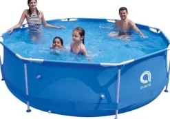 Sale Avenli 420 cm Opsætningspoolsæt med Pumpe - Komplet & Budgetvenlig Pooler