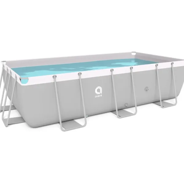 Pooler^Avenli Rammepool 400X200X99 Cm med sandfilterpumpe - Komplet sæt