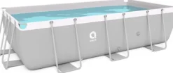 Viking Choice Pooler^Avenli 400x200x99cm Rektangulær Ramme Pool med Pumpe, Ideel til Familier & Sociale Samvær