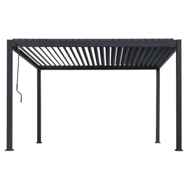 New AXI Raya Aluminium Pergola 300x400x250 cm | Moderne og luksuriøs fritstående pergola - Rustfri og vejrbestandig | Op til 120 grader justerbare Buer, Spalier, Lysthuse Uden Tag
