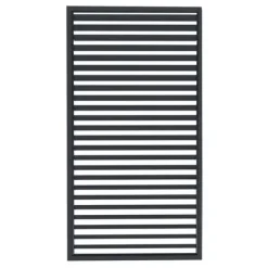 Clearance AXI Raya Pergola Lamelvæg i aluminium 93 x 235 cm | Optimal beskyttelse mod sol og nysgerrige blikke - Aluminiumsramme, holdbar og rustfri | Robust Buer, Spalier, Lysthuse Uden Tag