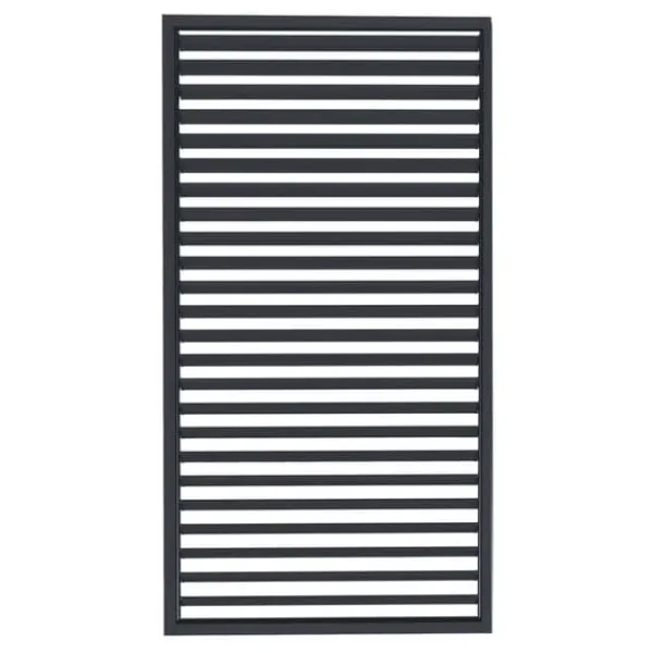 Clearance AXI Raya Pergola Lamelvæg i aluminium 93 x 235 cm | Optimal beskyttelse mod sol og nysgerrige blikke - Aluminiumsramme, holdbar og rustfri | Robust Buer, Spalier, Lysthuse Uden Tag