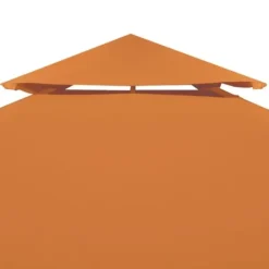Best Baldakin til havepavillon 3x3 m - Sol- og regnbeskyttelse | Farve: Orange | Størrelse: 310 g/m² Telte & Lysthuse