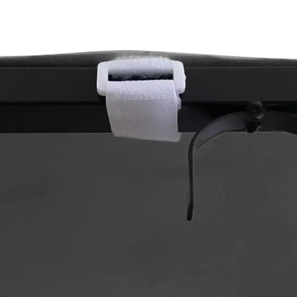 Buer, Spalier, Lysthuse Uden Tag^Baldakin 2x2,3 m - Vandafvisende polyester og stål | Farve: Antracitgrå | 180 g/m²