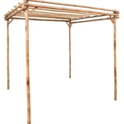 Online Bambus pergola til haven - Stabil base til klatreplanter | Størrelse: 170x170x220 cm Buer, Spalier, Lysthuse Uden Tag