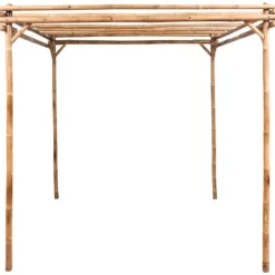 Online Bambus pergola til haven - Stabil base til klatreplanter | Størrelse: 170x170x220 cm Buer, Spalier, Lysthuse Uden Tag