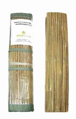 Clearance Bambusmåtte 1,2 × 3 m – afskærmning til altan, terrasse og have Vinddekoration