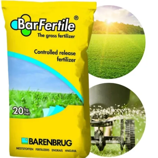 Gødningsmidler^BARENBRUG BarFertil nitrogen plænegødning fortykkelse 20 kg