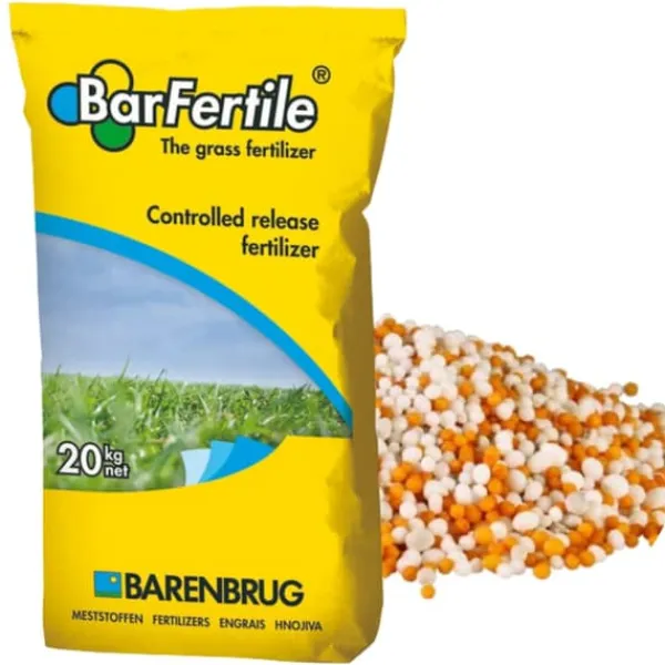 Gødningsmidler^BARENBRUG BarFertil nitrogen plænegødning fortykkelse 20 kg
