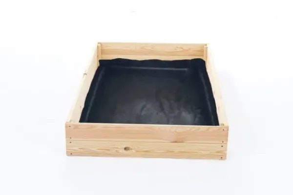 Viking Choice Plantningsbænke^Begynderens Træhavebed 140x80x18 cm med Jorddug til Friske Grøntsager & Urter