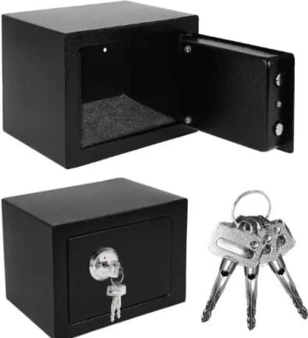 Pengeskabe^BEMI SAFE KEYBOARD HJEMISKE SORT