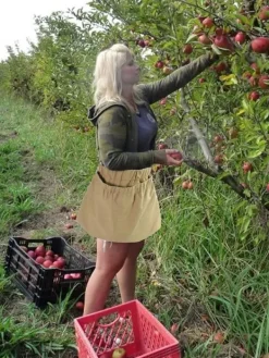 Discount Berry Foderpåse Multipurpose Slitstark Nylon Frukt Foraging förvaringsväska med spänne Havekurve