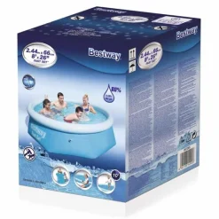 Best Fast Set oppusteligt badebassin 244x66 cm rund 57265 Pooler