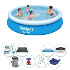 Bestway Pooler^Fast Set Rund 366x76 cm - Pool kombi tilbud