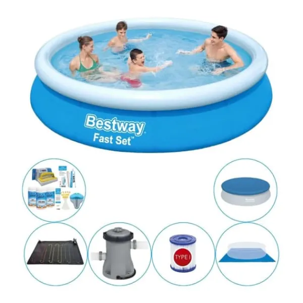 Fast Set Rund 366x76 cm - Pool Deal Pooler