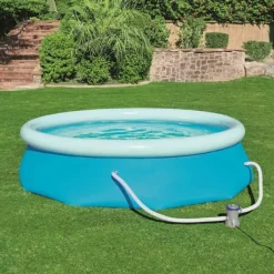 Pooler^Bestway Fast Set Swimming Pool 305 x 76 cm - Oppustelig kant | Farve: Blå