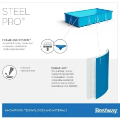 Bestway Pooler^Pool Steel Pro - Bundle Package - 300x201x66 cm