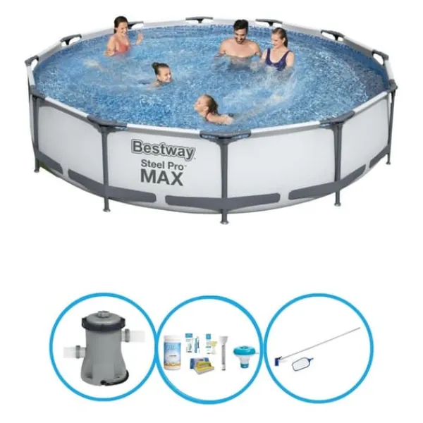 Bestway Pooler^Pool Steel Pro MAX - Poolsæt - 366x76 cm