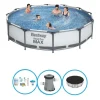 Bestway Pooler^Pool Steel Pro MAX - Poolpakke - 366x76 cm