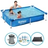 Outlet Pool Steel Pro 221x150x43 cm - Bundle Package Pooler