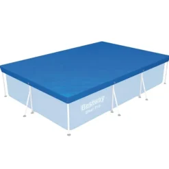 Best Rectangular Steel Pro Swimming Pool - 300 x 201 x 66 cm - Blå - Inkluderet tilbehør CB1 Pooler