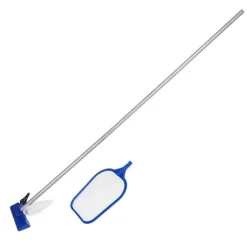 Bestway Pooler^Rectangular Steel Pro Swimming Pool - 300 x 201 x 66 cm - Blå - Inkluderet tilbehør CB10