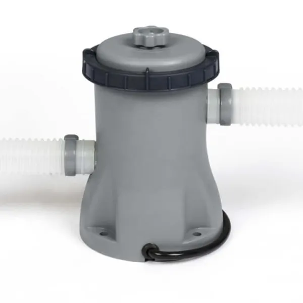 Best Rectangular Steel Pro Swimming Pool - 221 x 150 x 43 cm - Blå - Inkluderet tilbehør CB1 Pooler
