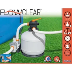 Best sandfilterpumpe Flowclear 11355 l/t. Pool- & Spatilbehør