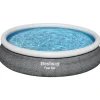 Outlet självbärande poolkit ovanjord - Fast Set - 457 x 84 cm - Rund (Levereras med pump och filtreringspatron) Pooler