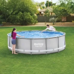 Pool- & Spatilbehør^Bestway solopvarmet poolovertræk 427 cm - Hold vand og varme inde | Størrelse: 427 cm